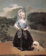 Francisco Goya Maria Teresa de Borbon y Vallabriga oil painting reproduction